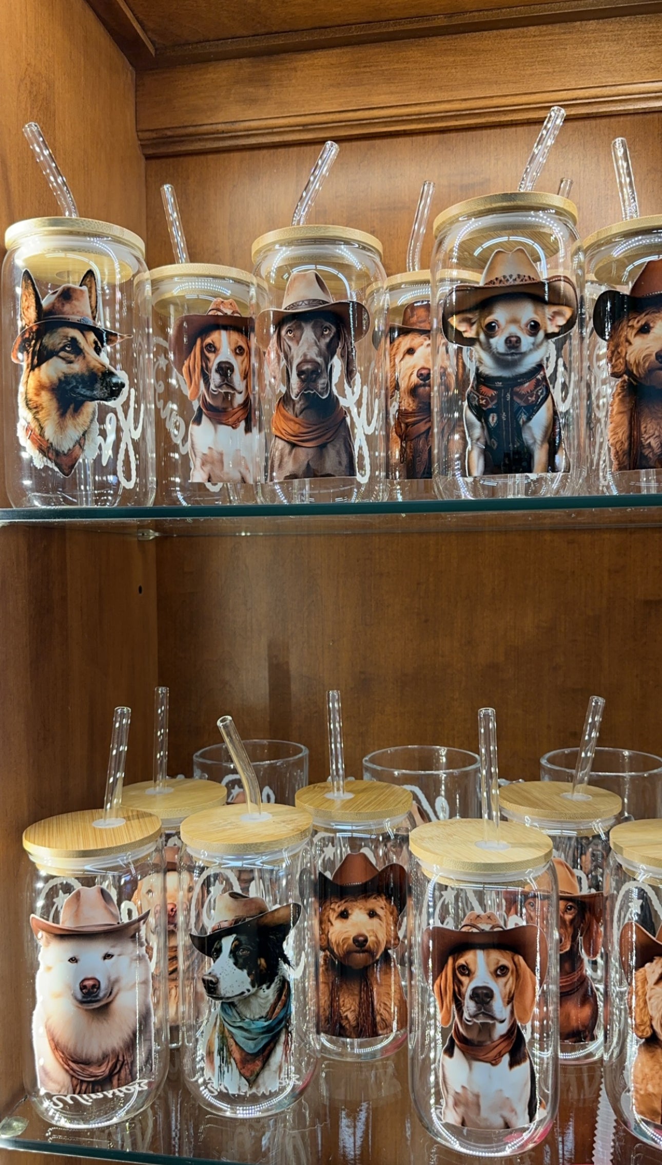 Dog Glass Cup