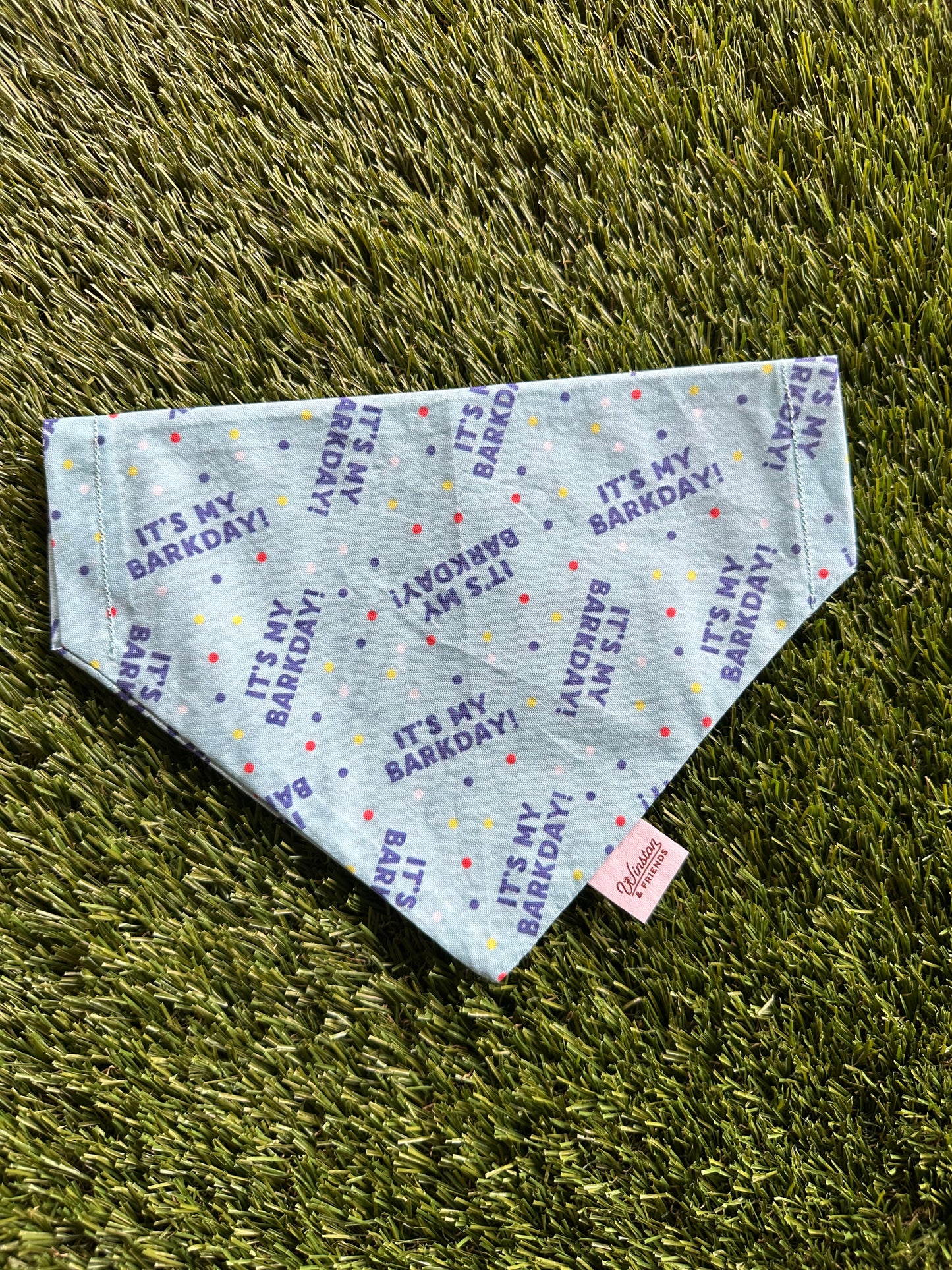 Barkday Bandana - Blue