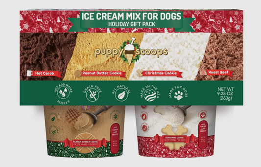 Holiday Dog Ice Cream Gift Pack