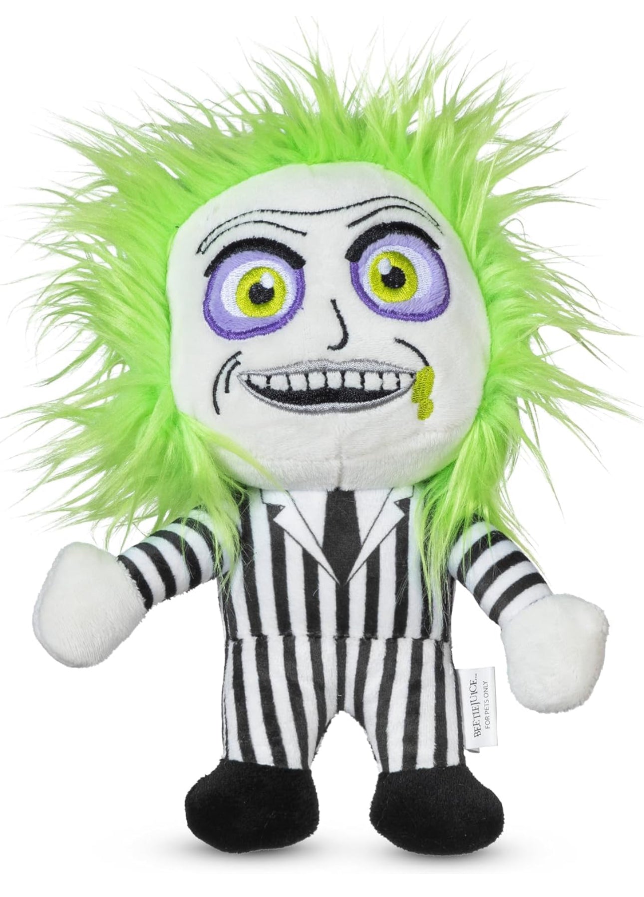 Beetlejuice Plush Dog Toy