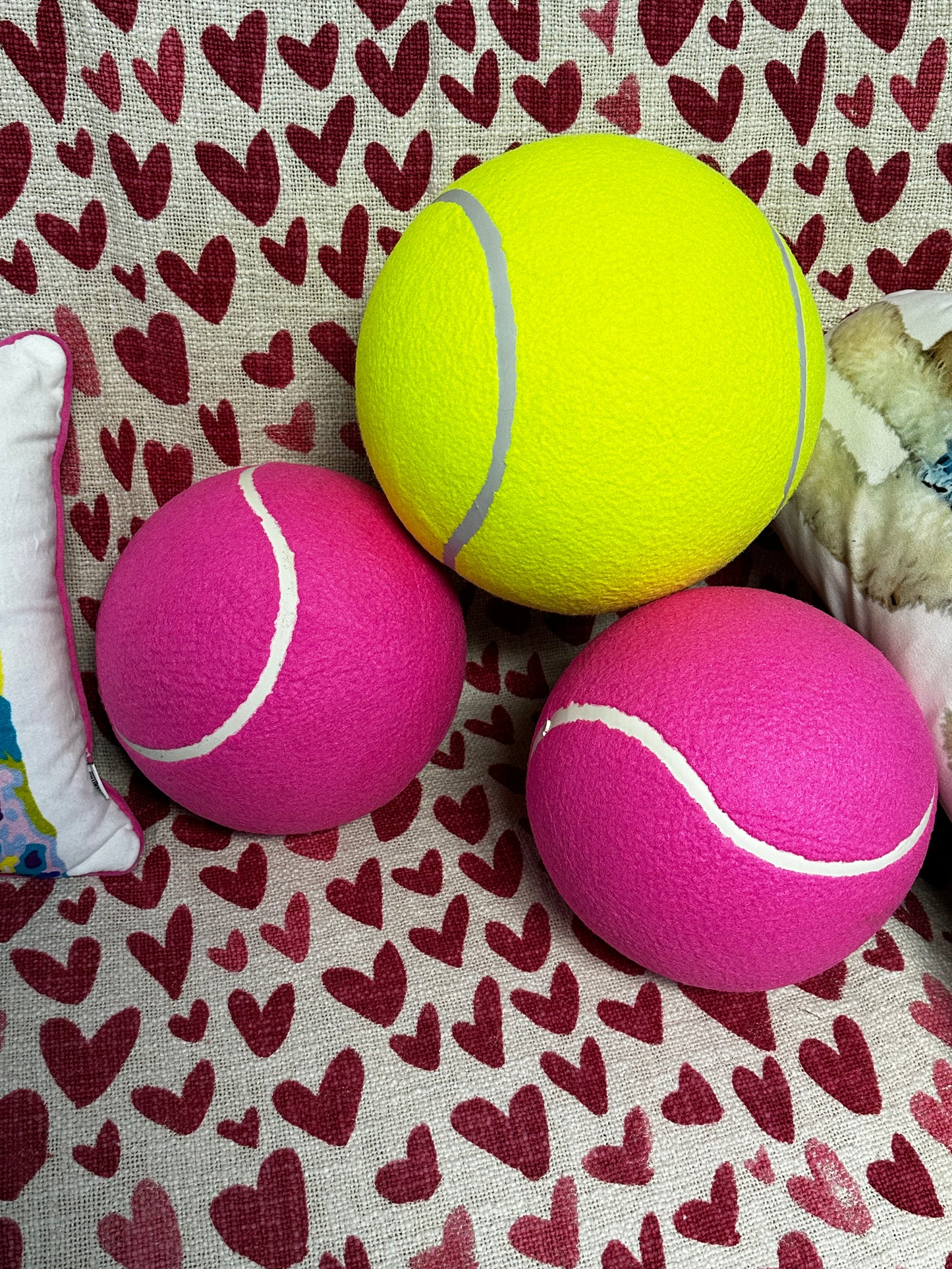 Pink Big Tennis Ball