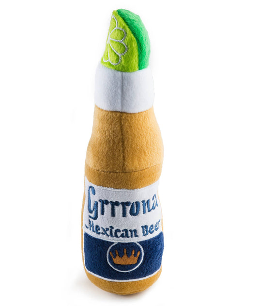 Grrrona Beer Bottle Toy Squeaker Dog Toy