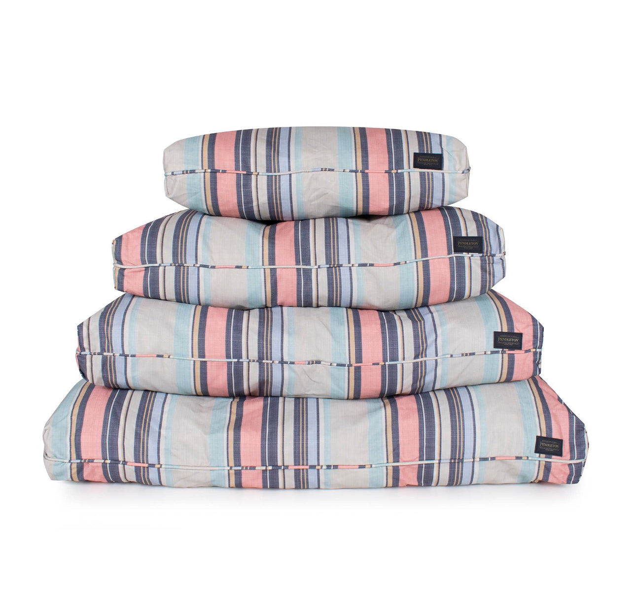 Pendleton Pet Bed- Coral Stripe