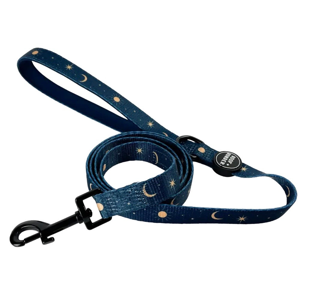 Moon and Stars Dog Leash